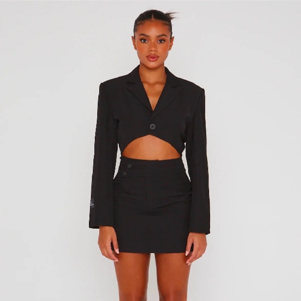 Cut Out Blazer Dress
